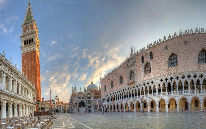 fond écran HD gratuit Italie Venise ville place St Marc wallpaper photo image picture
