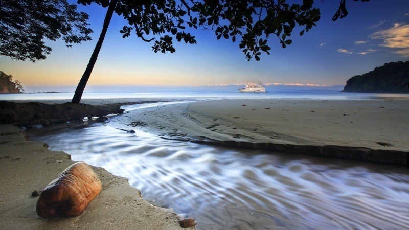 fond d'écran paysage nature plage HD Punta Arena Costa Rica wallpaper picture photo desktop gratuit