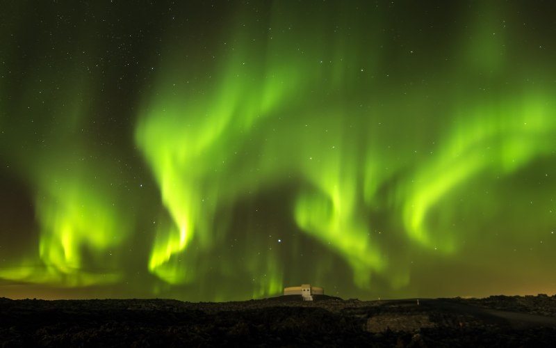 fond écran hd paysage nature aurore boréal Icelande vert wallpaper image photo windows greenhell