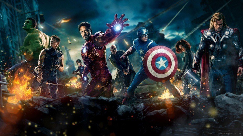 fond écran HD cinéma The Avengers Marvel pictures heroes desktop image movies desktop