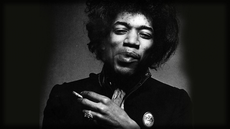 fond écran hd chanteur Jimi Hendrix singer cigarette visage face wallpaper background picture desktop photo