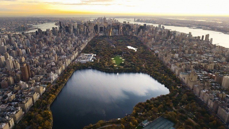 ville city New-York Central Park vue du ciel image photo wallpaper