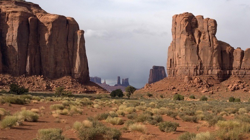 fond d'écran HD désert USA canyon terre ocre wallpaper image photo gratuit