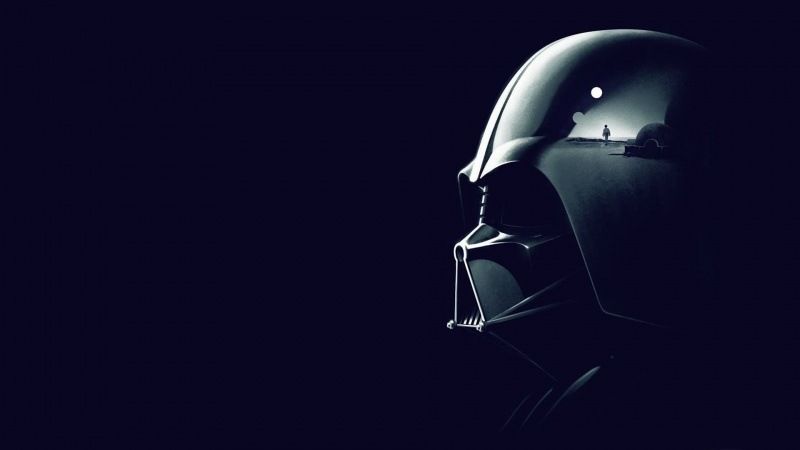 Star Wars Darth Vader film noir reflet casque image movie wallpaper image