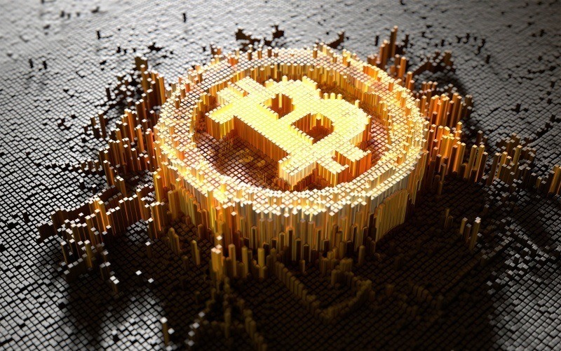fond écran HD image bitcoin monnaie décentralisé virtuelle cryptocurrency