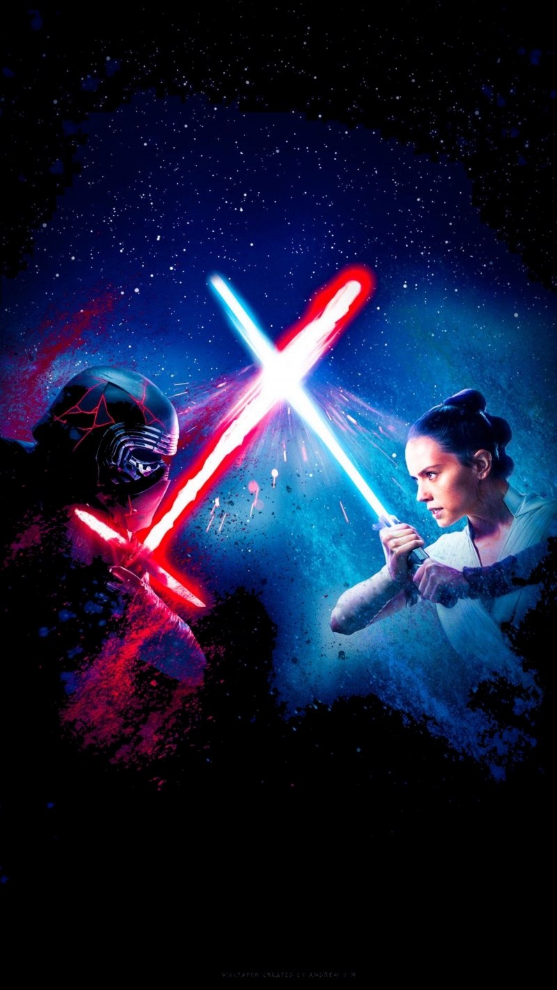 Fond écran HD smartphone mobile Star Wars 9 Skywalker ascension film movie Disney image picture wallpaper