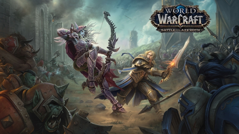 Fond écran HD 4K jeu video PC WoW Word of Warcraft Battle for Azeroth wallpaper games