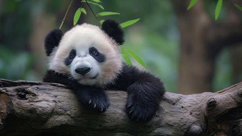 Wallpaper Panda Mignon - Fond d'écran Nature et Animaux