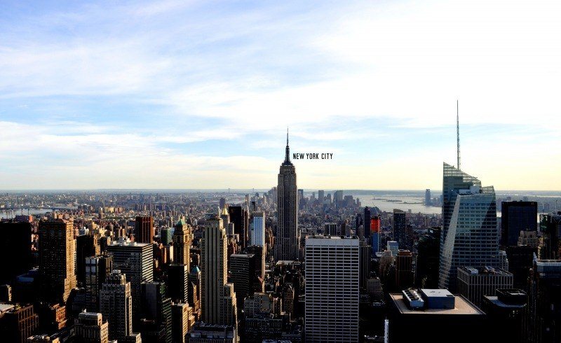 Fond d'écran HD New-York City vue panoramique Empire State Building
