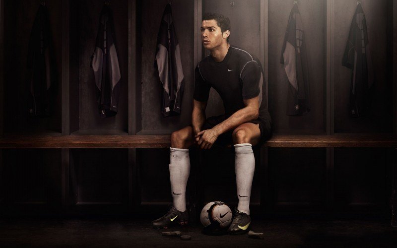 wallpaper Cristiano Ronaldo vestiaire