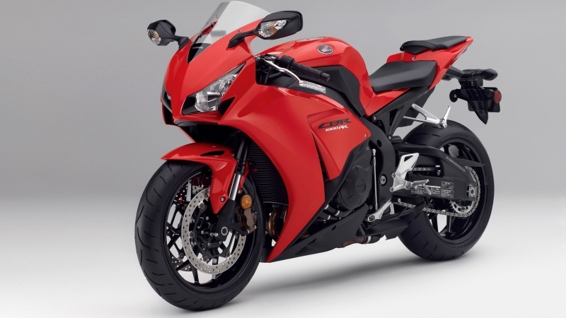 fond écran HD gratuit moto Honda CBR1000 rouge wallpaper motorbikes red