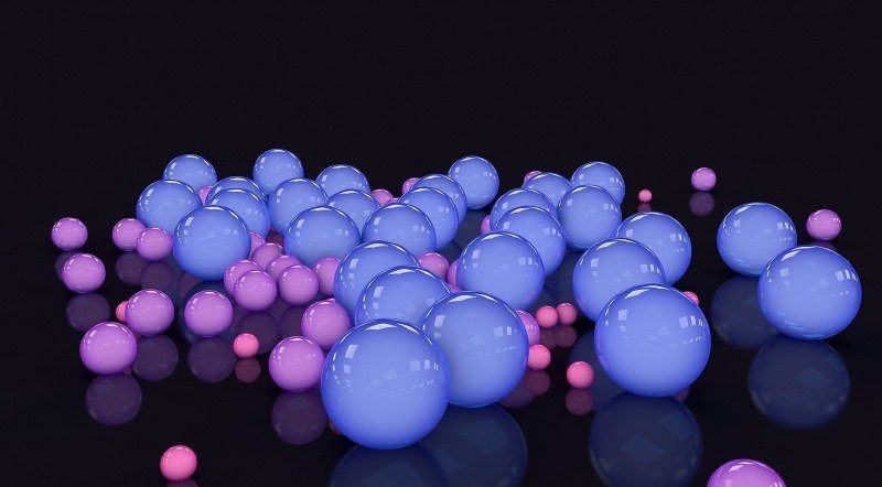 wallpaper art digital 3D spheres