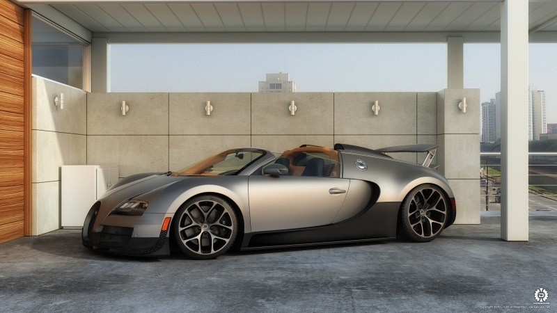 wallaper Bugatti Veyron Grand Sport Supercar
