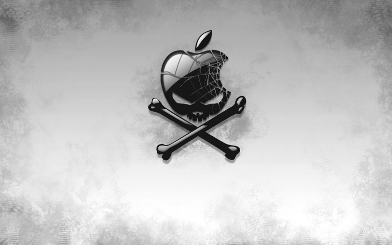 fond écran Mac Apple iMac HD pirate logo wallpaper image