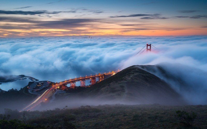 San Francisco Golden Gate fond écran