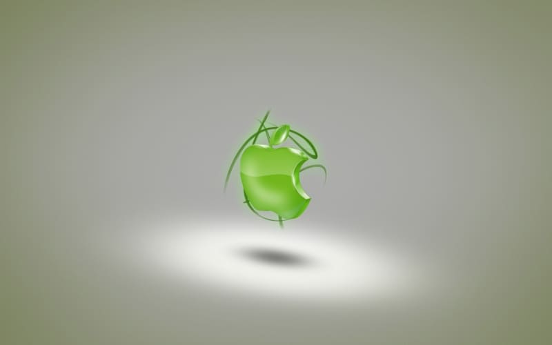 Mac Apple fond ecran wallpaper green image