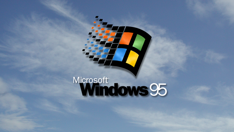 Fond ecran HD logo PC Microsoft Windows 95 image picture wallpaper informatique PC