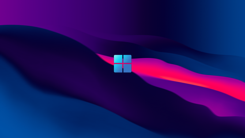Windows 11 logo et Mac OS background:: Fond Ecran HD